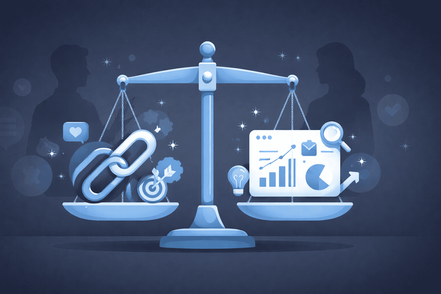 FavURL versus Bitly link shortener comparison illustration highlighting features for content creators including analytics and social tools